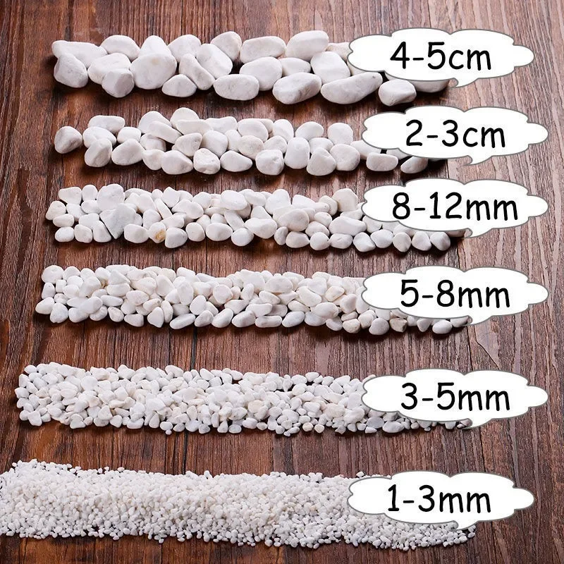 

Little white stones, succulent paving stones, flower-raising goose eggs, rain flower stone fish tank landscaping, potted plants