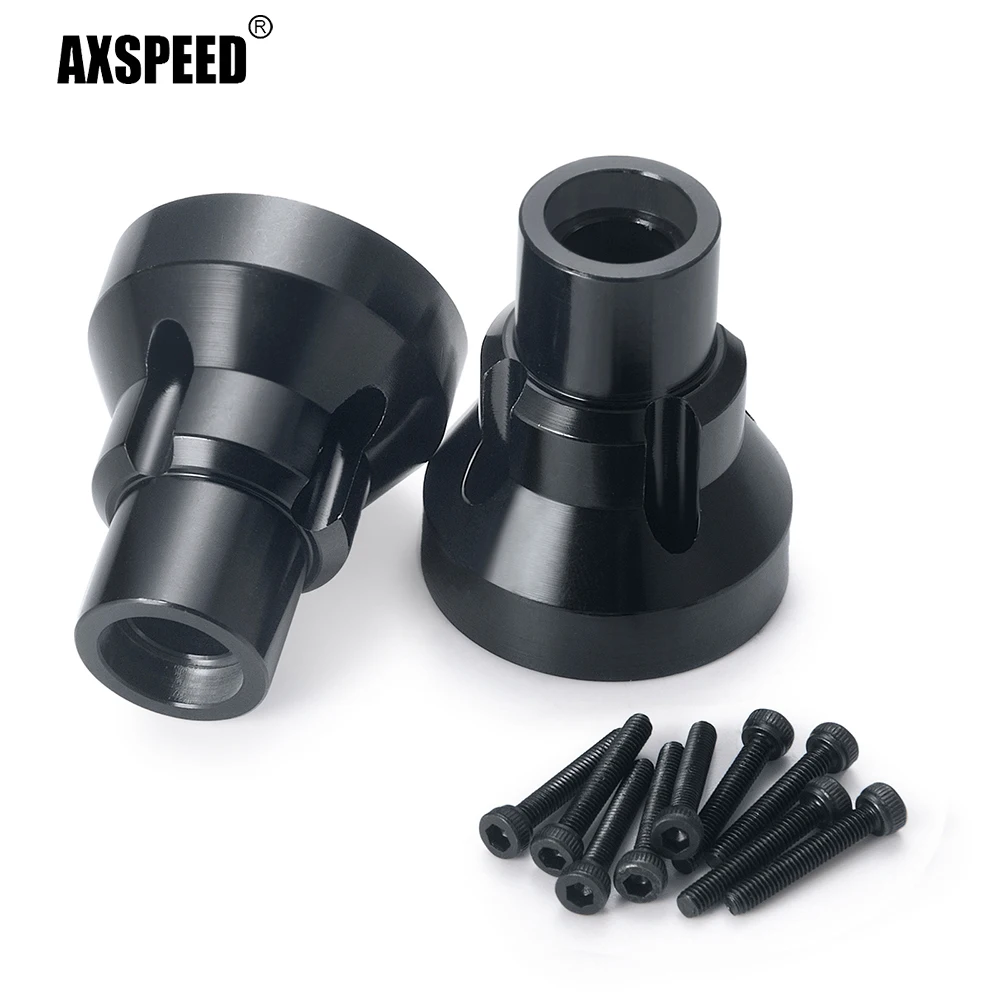 AXSPEED Aluminum Alloy Rear Axle Cover Fixed Mount Portal Axle Housing Sleeve for 1/8 LMT 4S 4WD RC Car Upgrade Parts