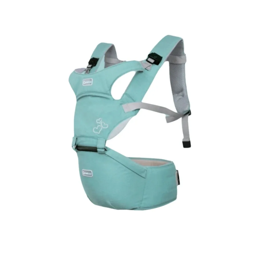 

Newborn Front Holding Baby Carrier Sling Design Infant Kangaroo Bag Baby Waist Stool Soft Material 360 Ergonomic Carrier