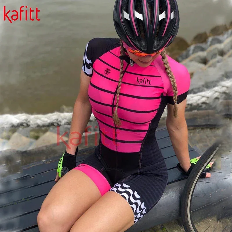 Kafeet Pro Team New Women's  Jersey Cycling Wear, Leotards, Casual Wear, Cycling Wear, Short Sleeve GO Overall Set