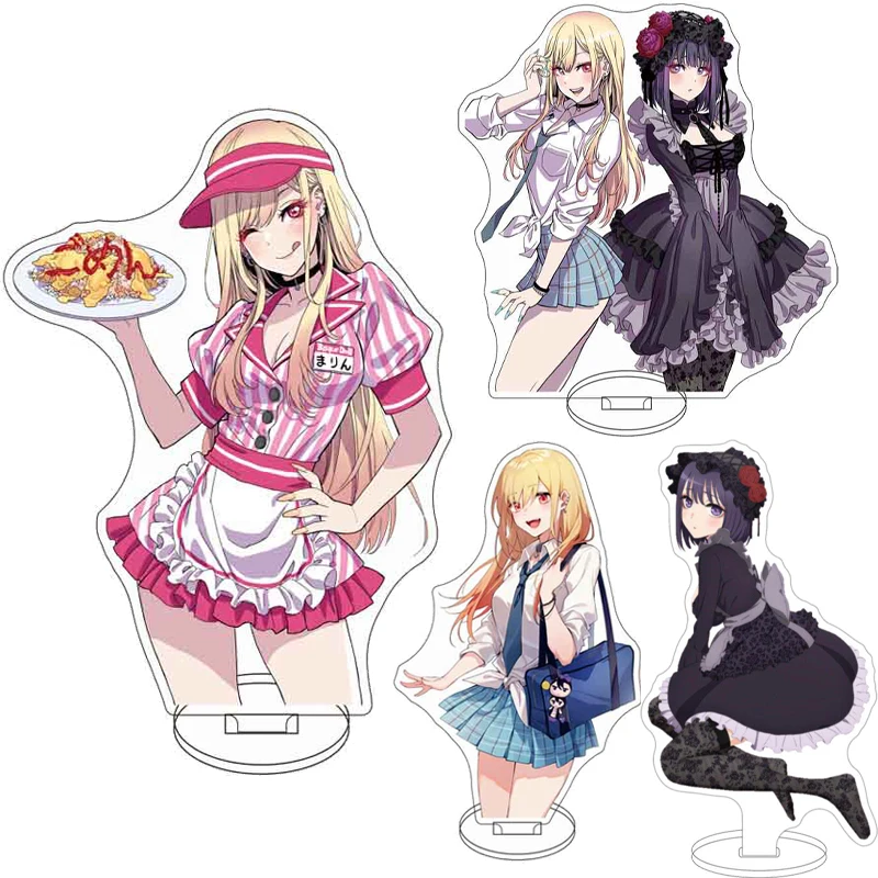 16CM Anime My Dress-Up Darling Figur Kitagawa Marin Inui Sasame Inui Shinju Amano Chitose Acryl Großer Standfigur Cosplay-Ornamente Geschenke