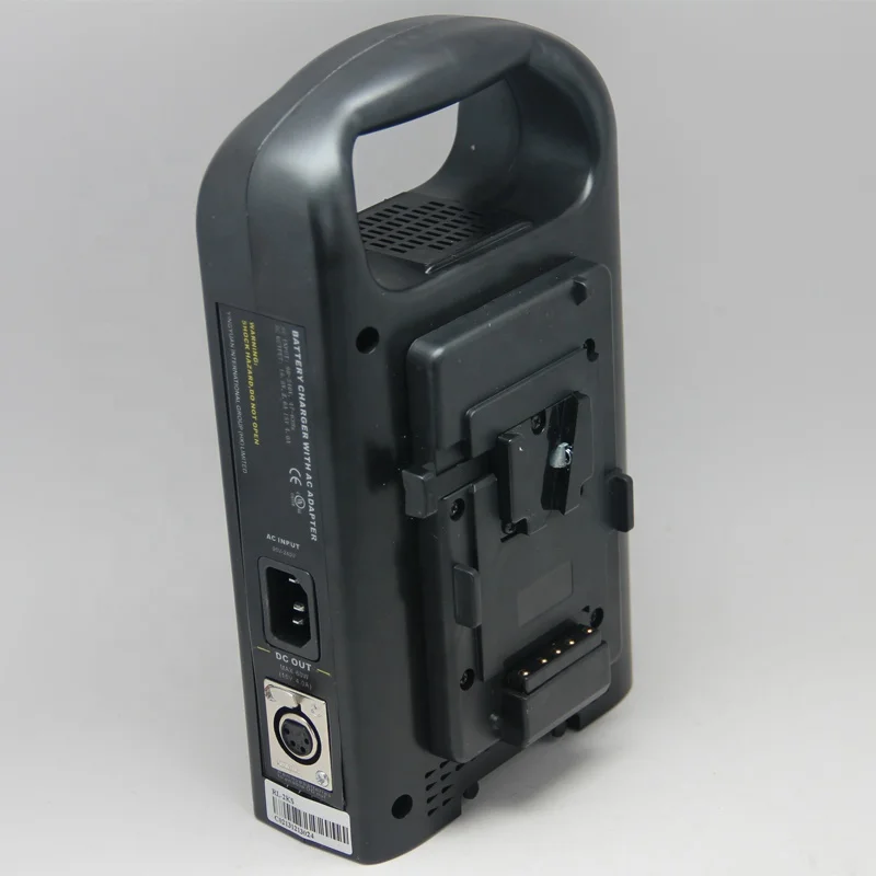 Rolux RL-2KS Dual V-Mount V-Lock Battery Charger 2-Channel Electric Power Supply with PD Function for Camera Usage & Ligh