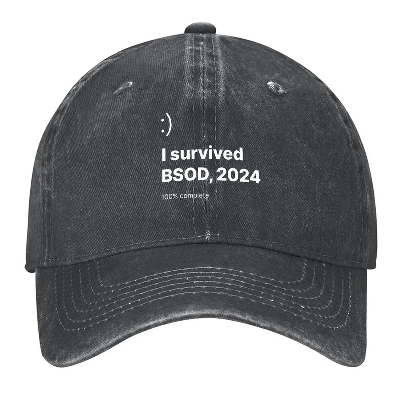 

I Survived BSOD 2024 Baseball Cap Brand Man cap summer hat sun caps Funny hats Girl Men's