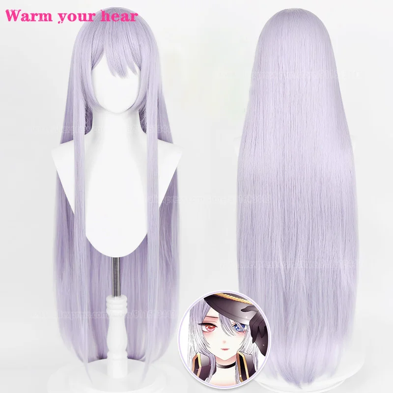 

High Quality Marin Kitagawa Wig Anime COS Darling Cosplay Wigs Light Purple Heat Resistant Hair Party Wig + a wig cap