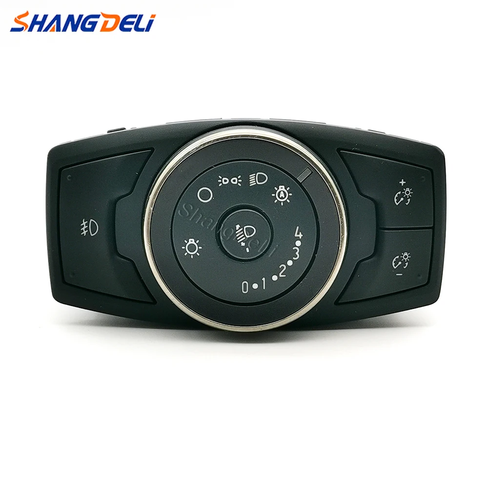 

1PC Fit for Ford Car Levelling Instrument Headlight Lamp Control Switch JB3T-13D061-CAW