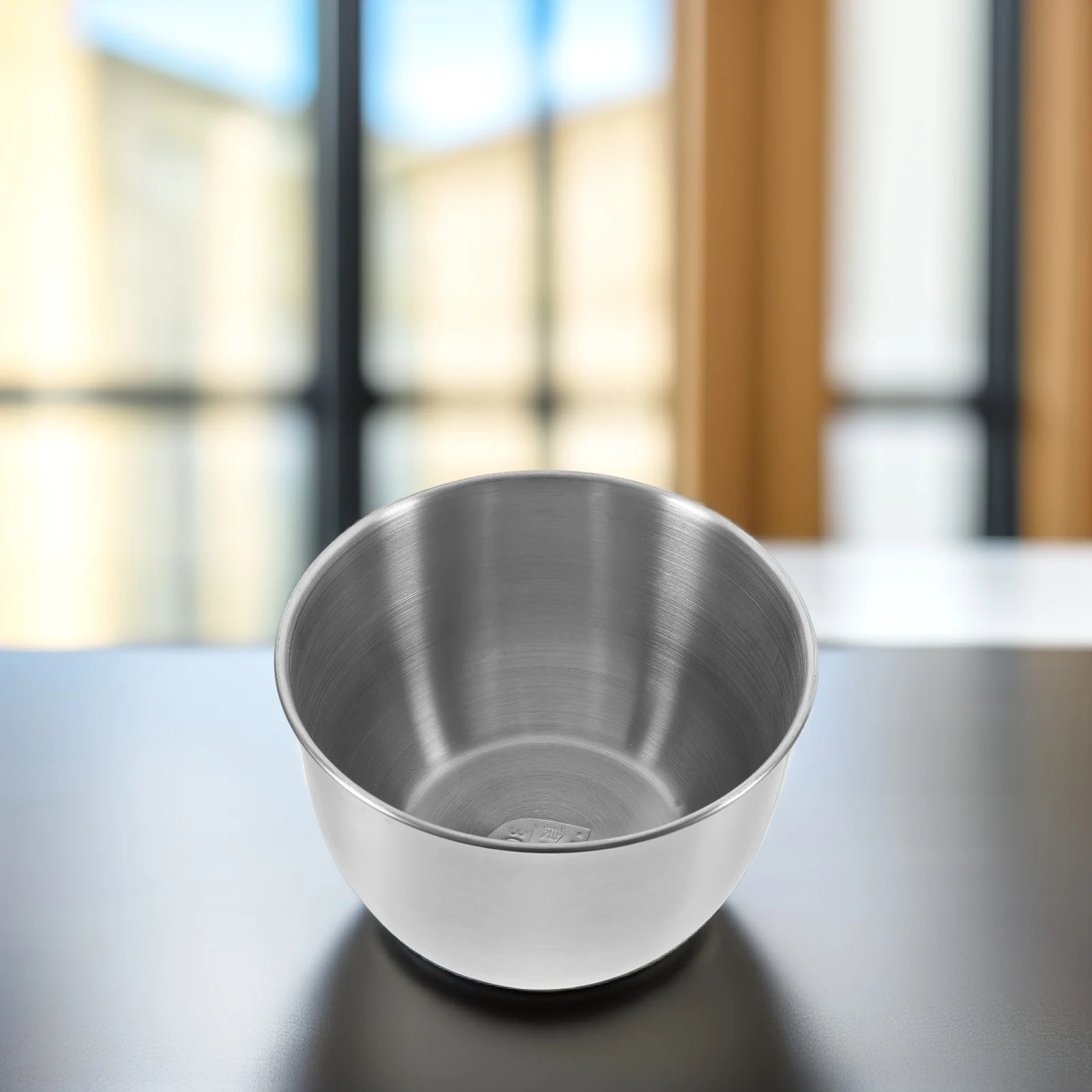 مجموعة خلط من الفولاذ المقاوم للصدأ لإعداد الطعام، مستلزمات المطبخ، سلطة عجين الخبز، وعاء عميق مضاد للانزلاق، حافة ملفوفة، سعة كبيرة #4