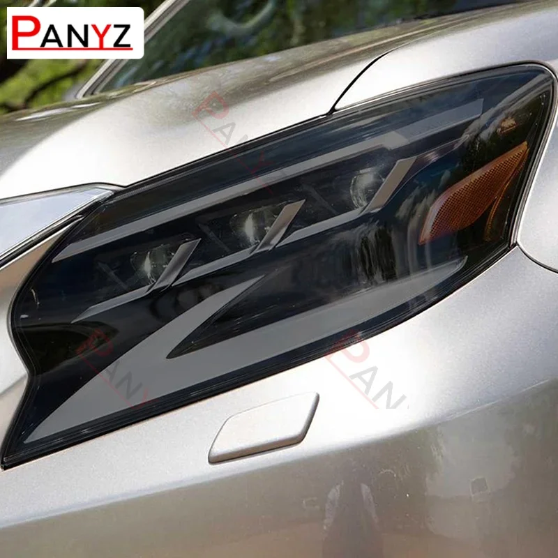 

For Lexus GX GX460 2014-2020 Car Headlight Protective Film Front Light Transparent Smoked Black TPU Protective