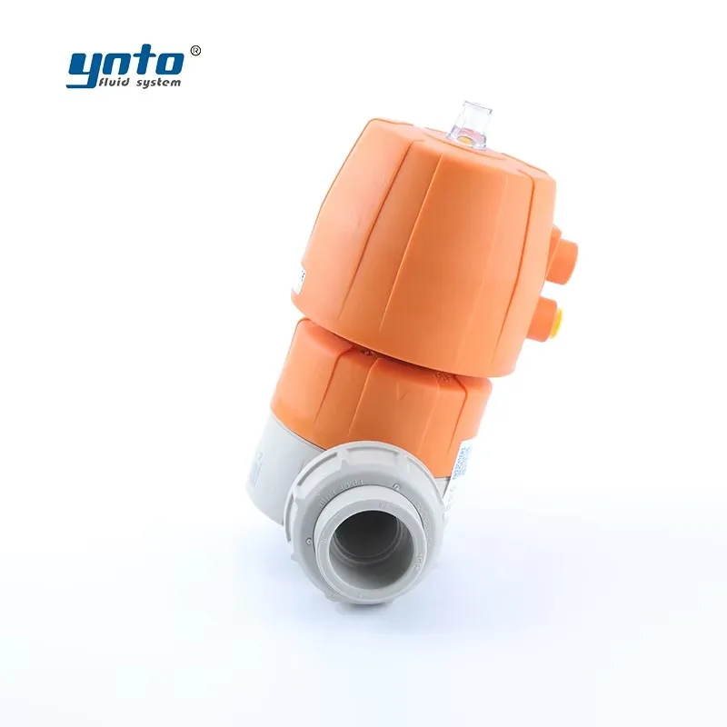 産業用高品質GF空気圧制御ダイヤフラムバルブ プラスチック製油圧調整鋼製安全ダイヤフラムバルブ