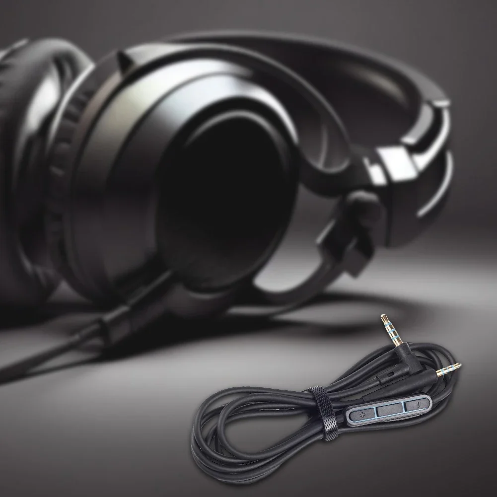 Audio Extension Cable 3.5mm To 2.5mm with Inline Mic Volume Control Audio Cable Headphone Cable for Bose QC25/QC25i Headphones