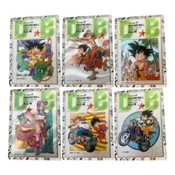 Dragon Ball Son Goku Bulma Comic Cover Animation Characters Self Made Refraction Flash Card Anime Classics Game Collection Card