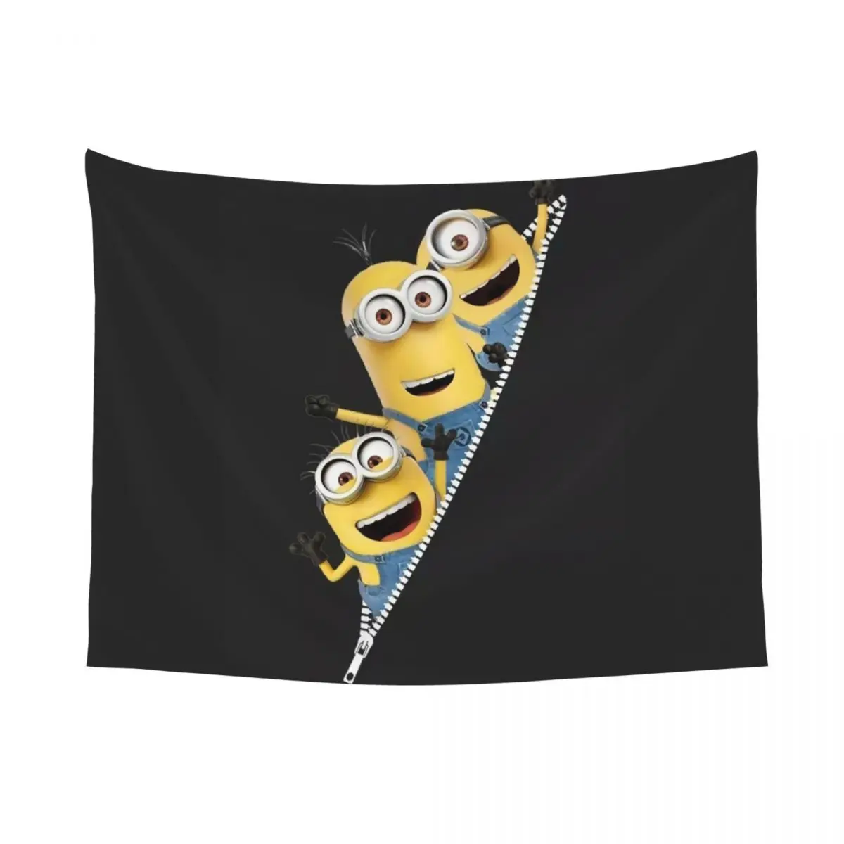 Custom Minions Anime Cartoon Tapestry Home Decor Hippie Wall Hanging Tapestries for Living Room