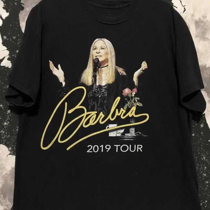 Tour Barbra Streisand Concert Music T Shirt Cotton Full Size Mc864