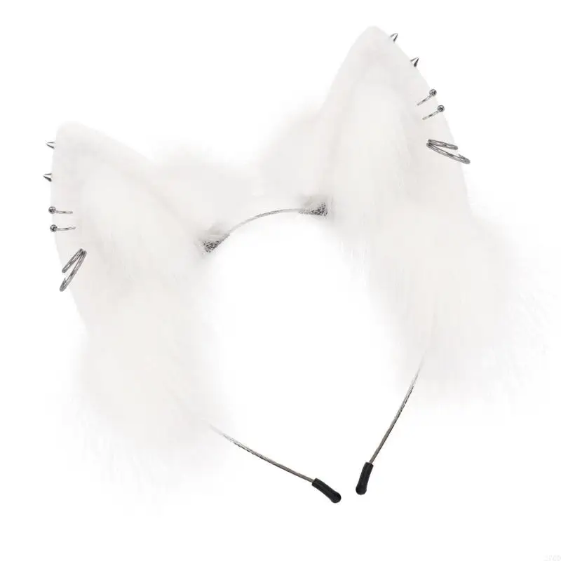 Bandeau d'oreille d'animal en peluche douce 270D, pour Halloween, Costume Cosplay, accessoires cheveux confortables