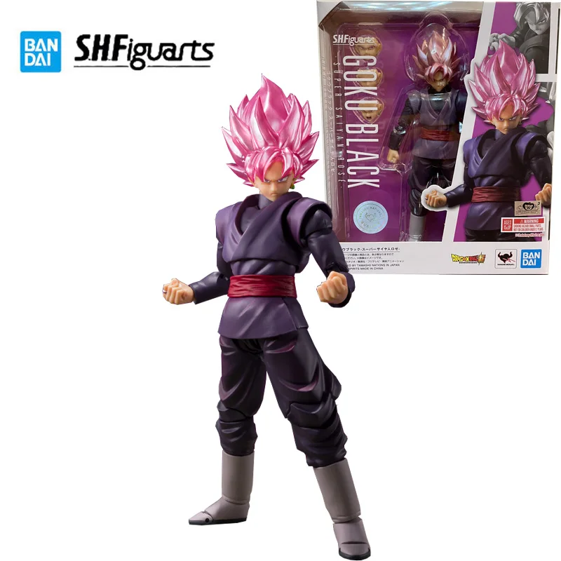 

Bandai Genuine Dragon Ball S.H.Figuarts Series Finished Model Kit Anime Figure GOKU BLACK Boy Action Assembly Toy Collection