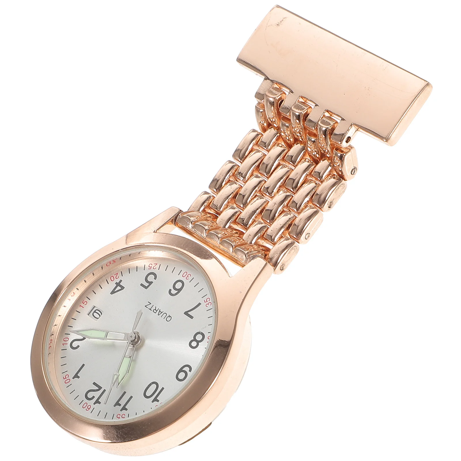 

Digital Watch Electronic Chest Nursing Watches for Nurses Fob LED Timer Hanging Doctor Rose Gold