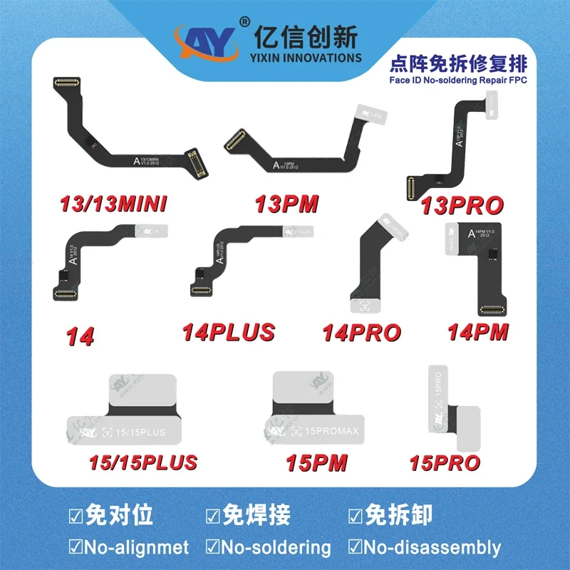Рисунок 4 - AY A108 гибкий кабель Tag Face Id без выравнивания