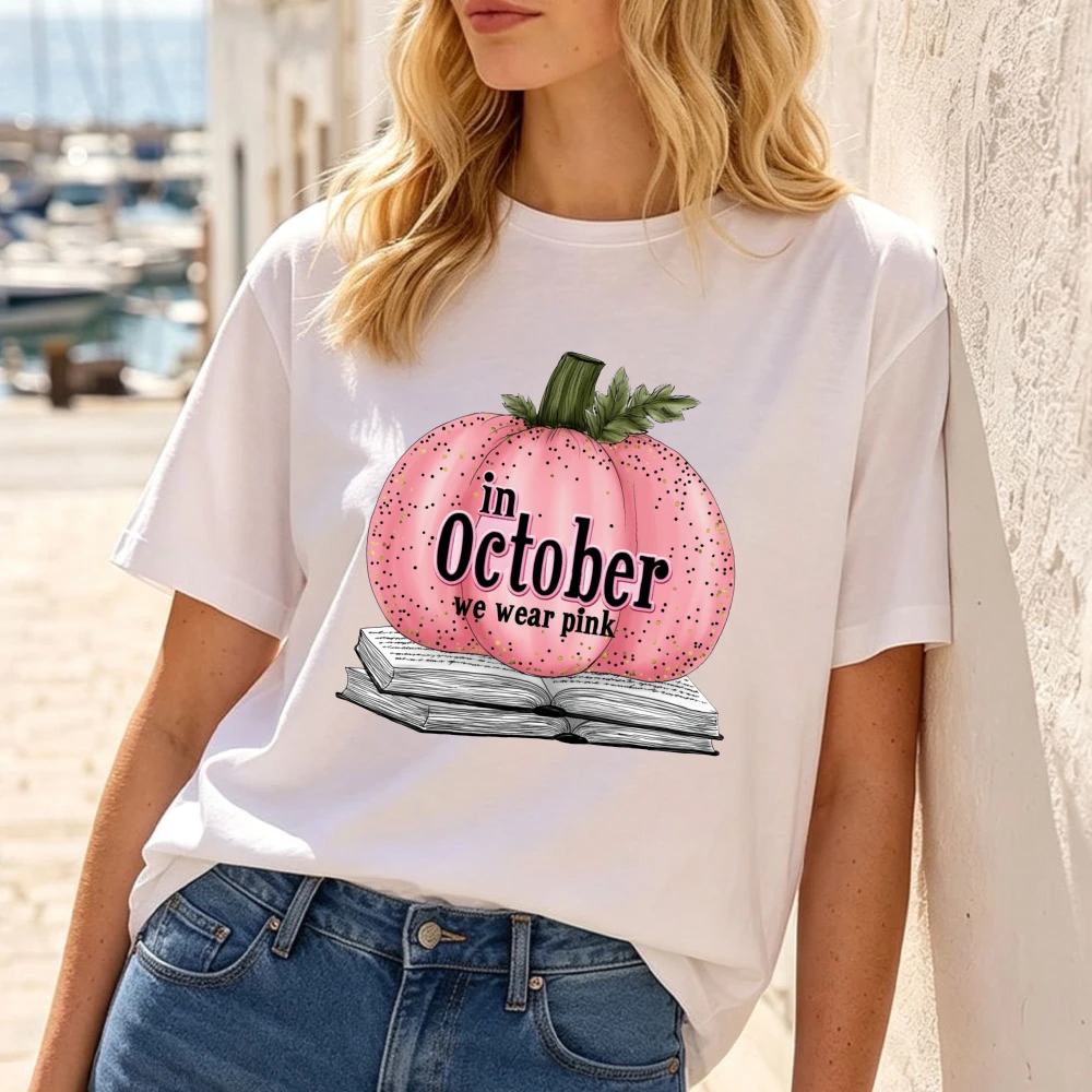 Pumpkin Book Reading Design Women Cozy Fall Autumn Shirt Library Book Lover Graphic Top Weekend Relaxing Wear
