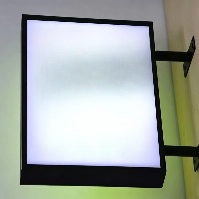 Deposit-Light box store door sign LED outdoor double-sided light box wall-mounted three-dimensional light box
