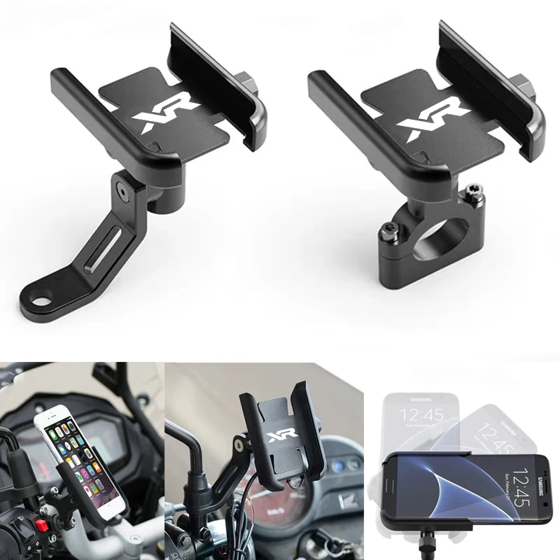 For Honda XR230MOTARD XR 230 250 400 125 2005-2012 Accessories Motorcycle Handlebar Mobile Phone Holder GPS Stand Bracket