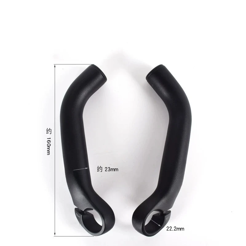 Mountain bike claw handlebar bicycle bicycle rest small handlebar integrated forged horn handlebar extended handlebar