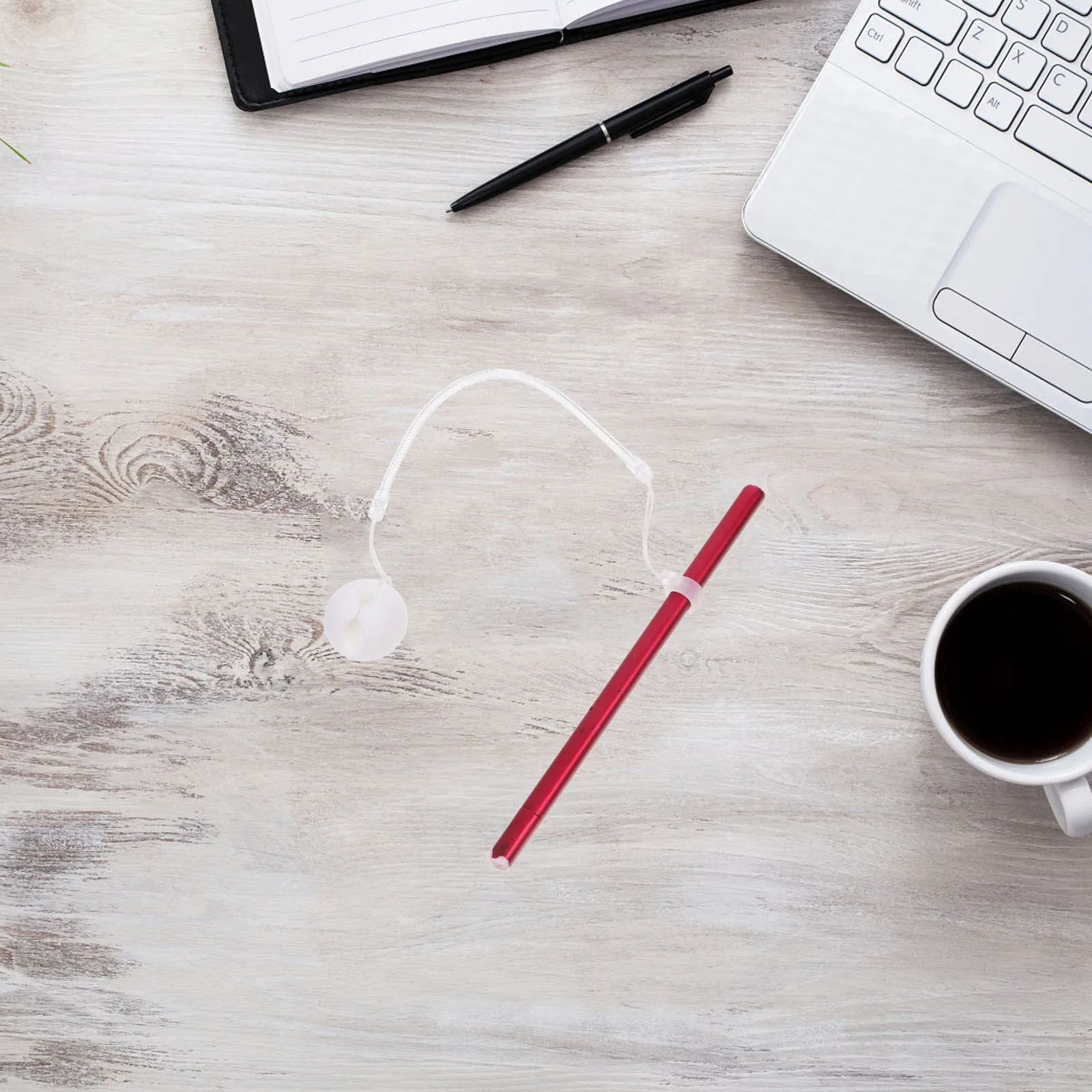 

2pcs Stylus Pen Fixing Rope Anti-Theft Security Chain Locking Holder for Office School Bank Counter Durable Elastic Pen Chain