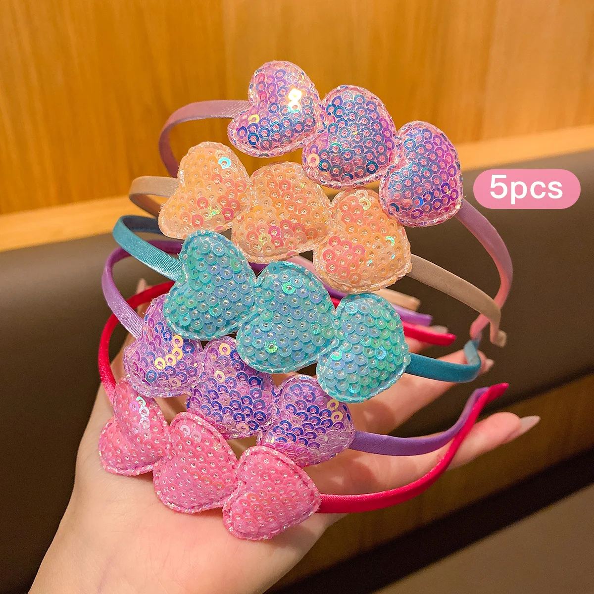 5 Love Hair Hoops Sweet Wind Śliczne spinki do włosów odpowiednie do codziennego użytku Akcesoria do włosów