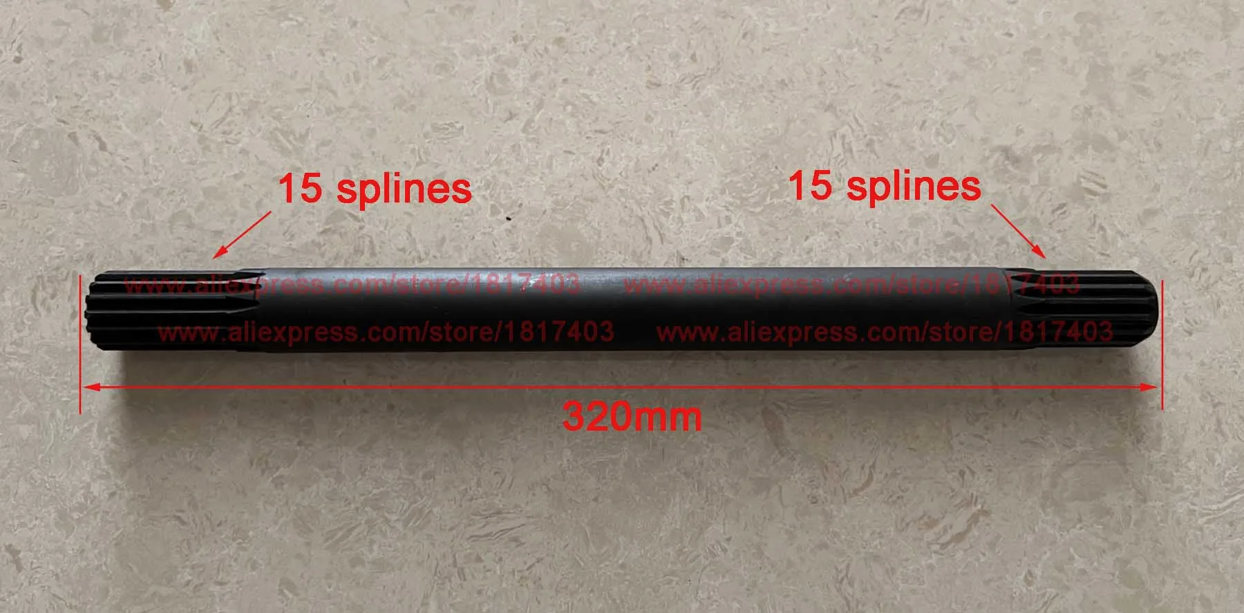 Jinma 184.31.137 Differential axle, JINMA JM tractor parts, JINMA 18-28HP Tractors, 184 / 204 / 204E / 244E / 254