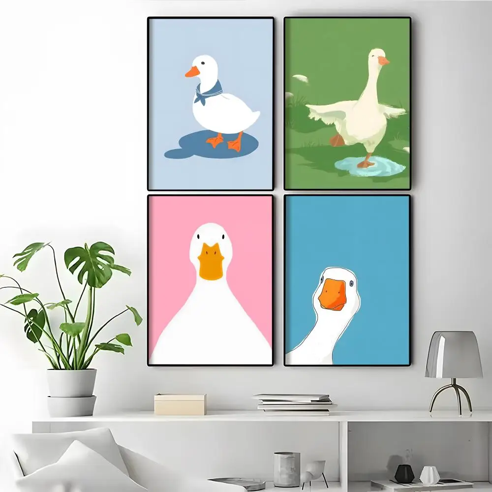 Duck Living Room Wall Art Cozy Room Additions Interior Room Decoration Poster