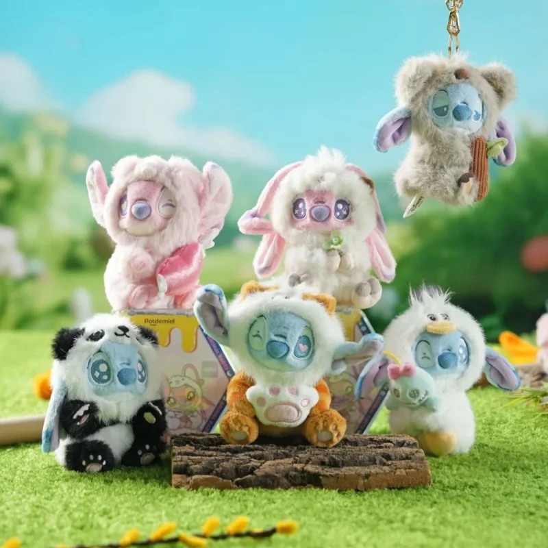 

New Authentic Honey Can Stitch Doll Animal Party Blind Box Doll Baby Bag Pendant Female Surprise Festival Birthday Gift Toy