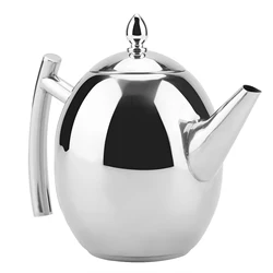 Coffee Water Kettle Stainless Steel Kettle Stainless Steel Teapot Tea Coffee Water Kettle Container with Removable Mesh Filter