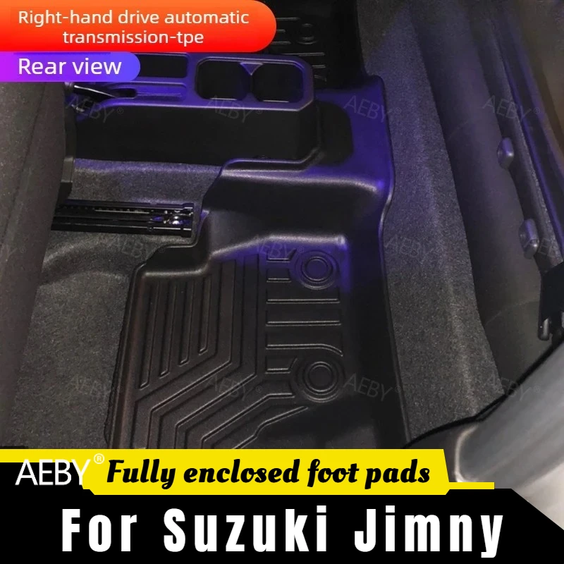 

For Suzuki Jimny 2019-2026 Waterproof,TPE car mats,All-weather car floor mats,odorless and non-slip,Car interior accessories