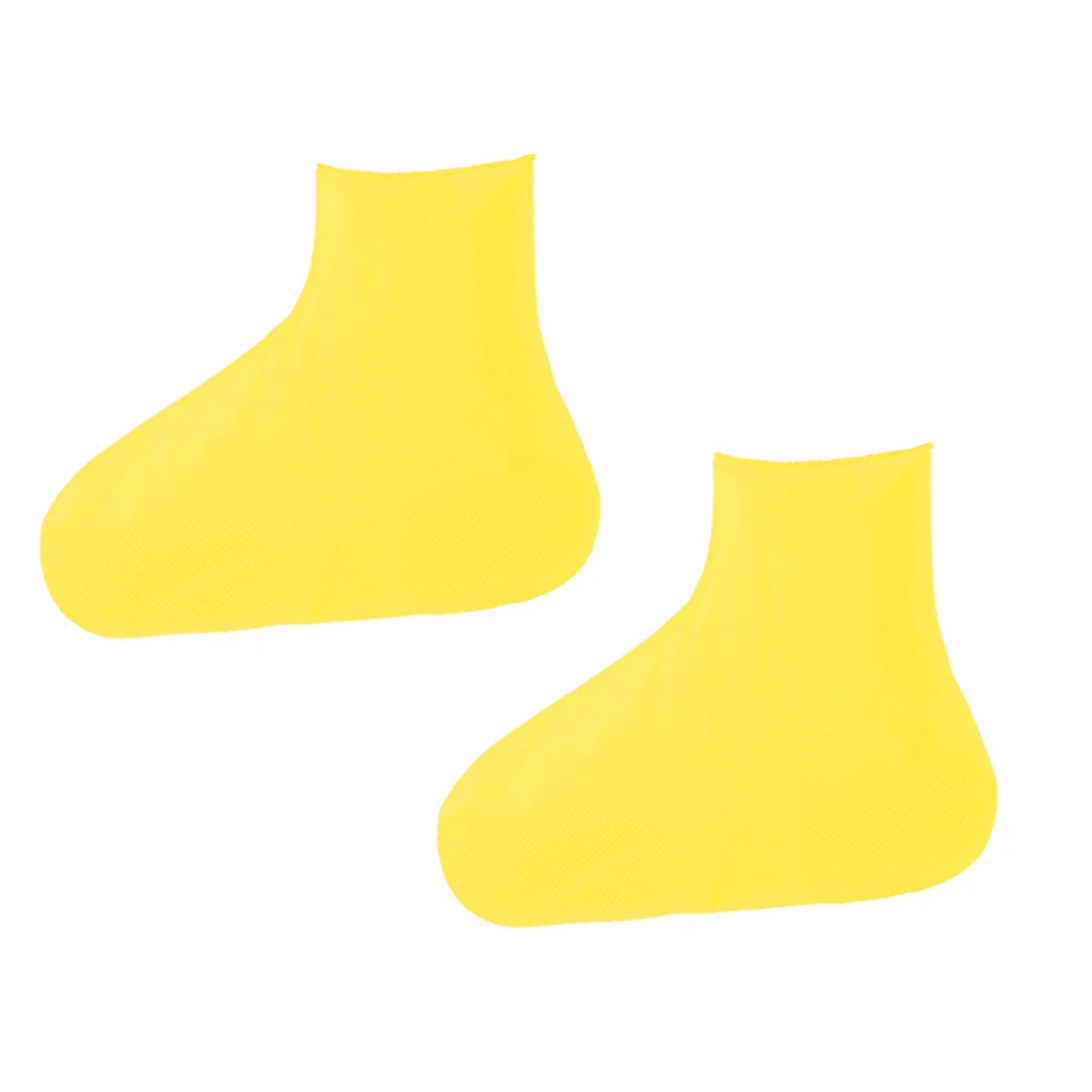 

1 Pair Short /High Tube Latex Waterproof Rain Shoes Covers Unisex Slip-resistant Rain Boot Overshoes