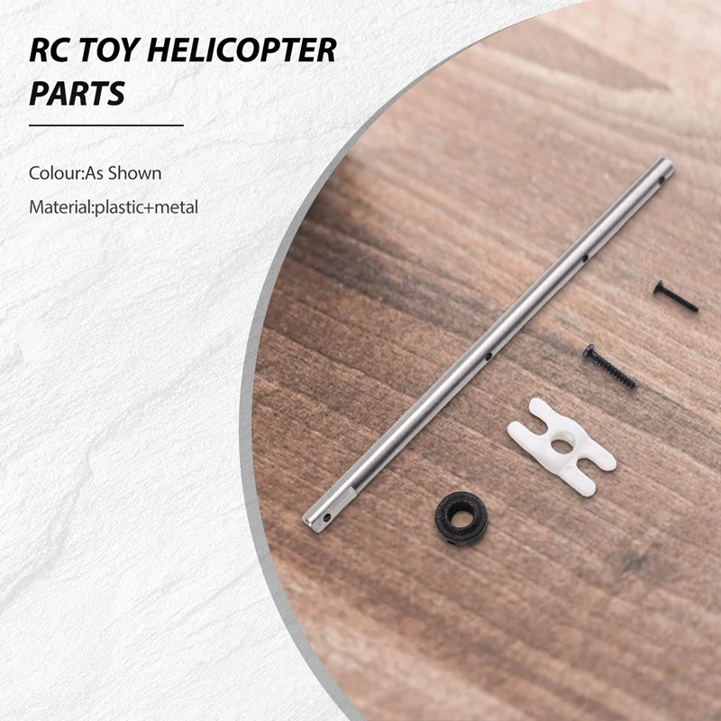 Kit de atualização de helicóptero de brinquedo RC C138 eixo principal para RC ERA C138 Bell 206 1:33 Peças de helicóptero de brinquedo RC