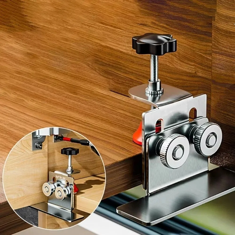 Adjustable Installations Cabinet Door Tool Precise Quick Cabinet Installation Positioner Professiona Stainless Steel
