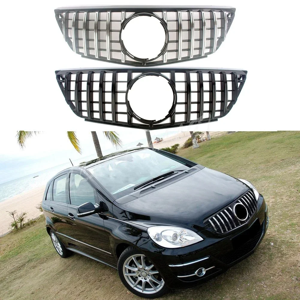 Front Grill Center Hood Modified Grille Vent Bumper For Mercedes-Benz B-Class  W245 B150 B160 B170 180 B200 2009 2010 2011