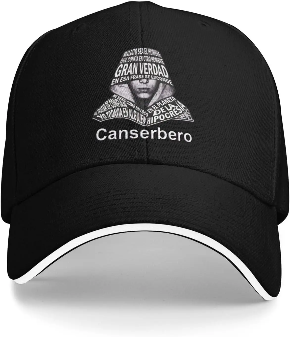 قبعة بيسبول Canserberos قابلة للتعديل لسائقي الشاحنات للأب، قبعات جولف رياضية للرجال والنساء باللون الأسود