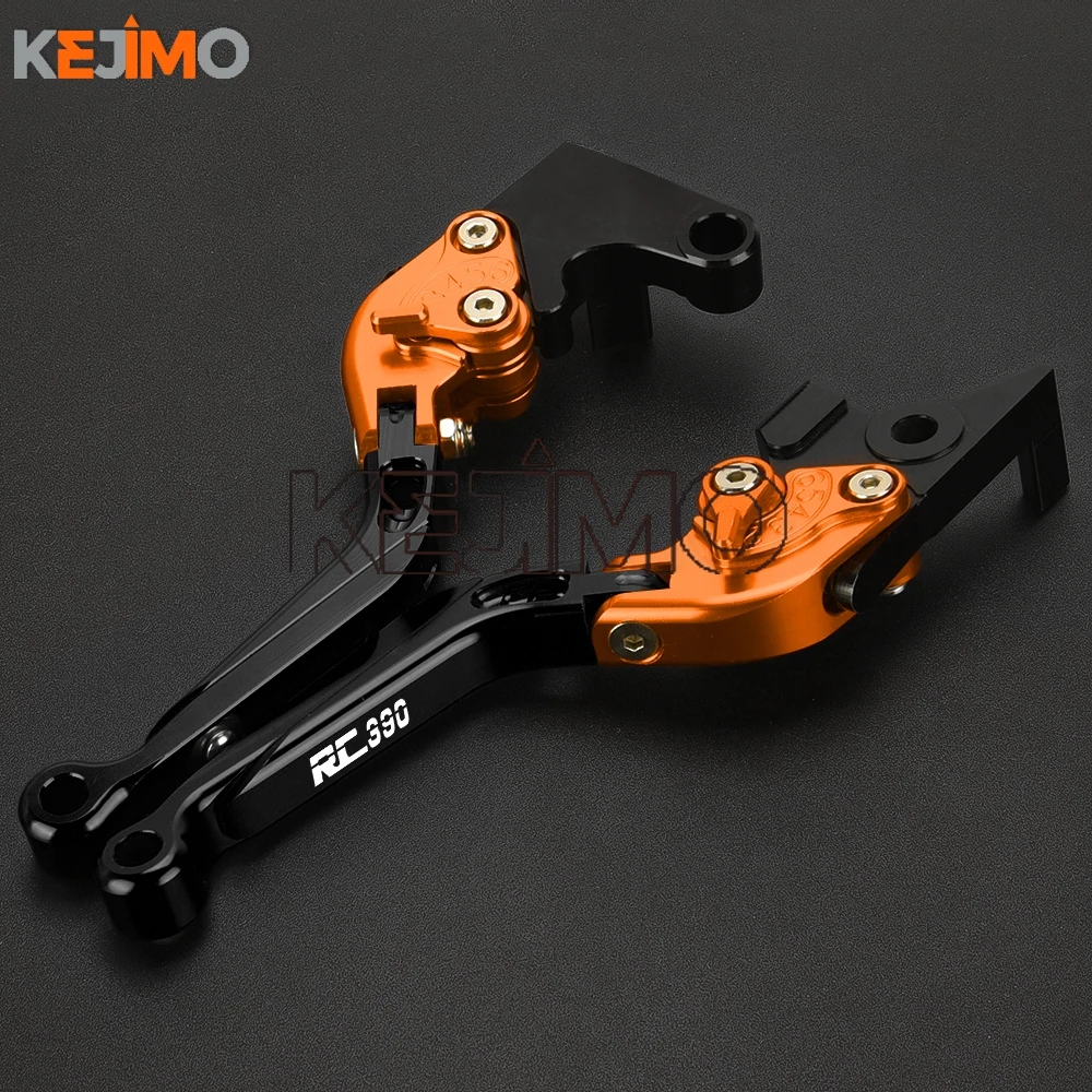 

FOR KTM RC390 Handlebar grips 2013-2025 2024 2023 2022 2021 RC 390 Aluminum Motorcycle Foldable Adjustable Brake Clutch Levers