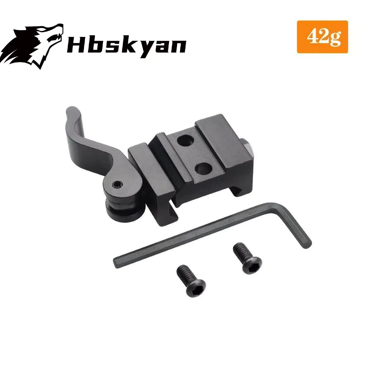 

Тактическое быстросъемное крепление для фонарика — подставка для планки Пикатинни 21 мм, прямоугольная система из алюминиевого сплава для наружного страйкбола