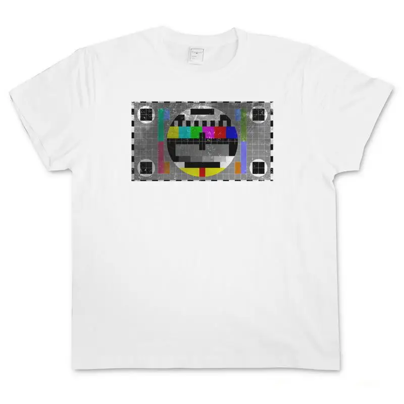 TEST PICTURE VINTAGE II T SHIRT The Testbild Theory Channel Televison Retro