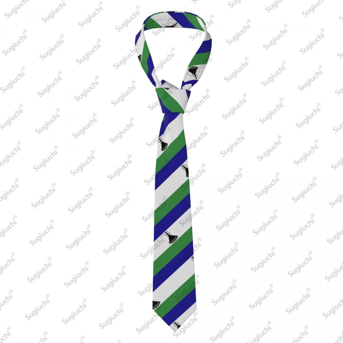 2026 Lesotho Flag Wedding PartyNeck Ties For Men Women Casual Plaid Tie Suits Slim Necktie Gravatas For Gift