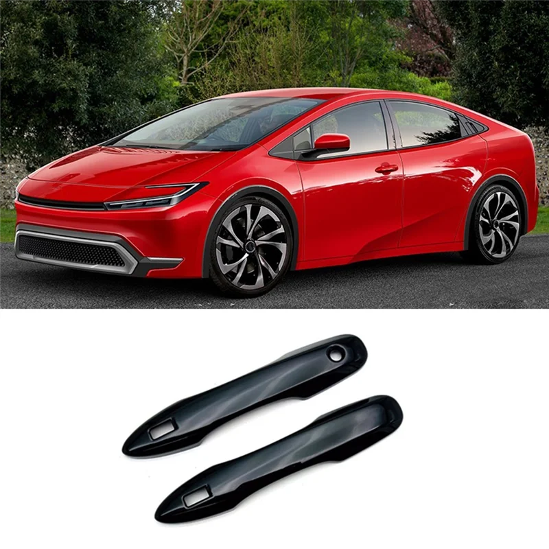 

Для Toyota Prius 60 2023, внешняя дверная ручка, защитная крышка, накладка, автомобильные аксессуары, ABS, черный