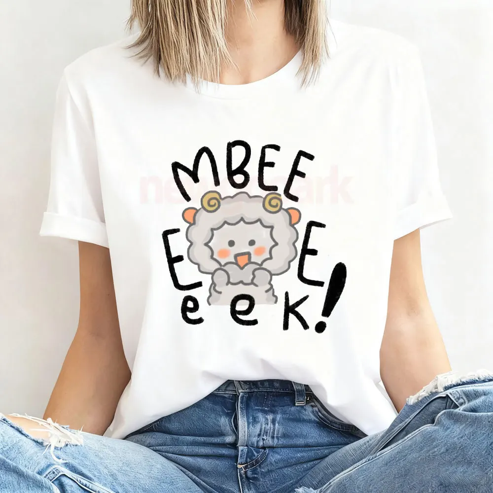 Mbeekkkk Funny Baaing Sounds of Sheep Reply 1988 Kdrama Classic T-Shirt Woman Man Vintage Korean Drama Cotton Printed T-shirt