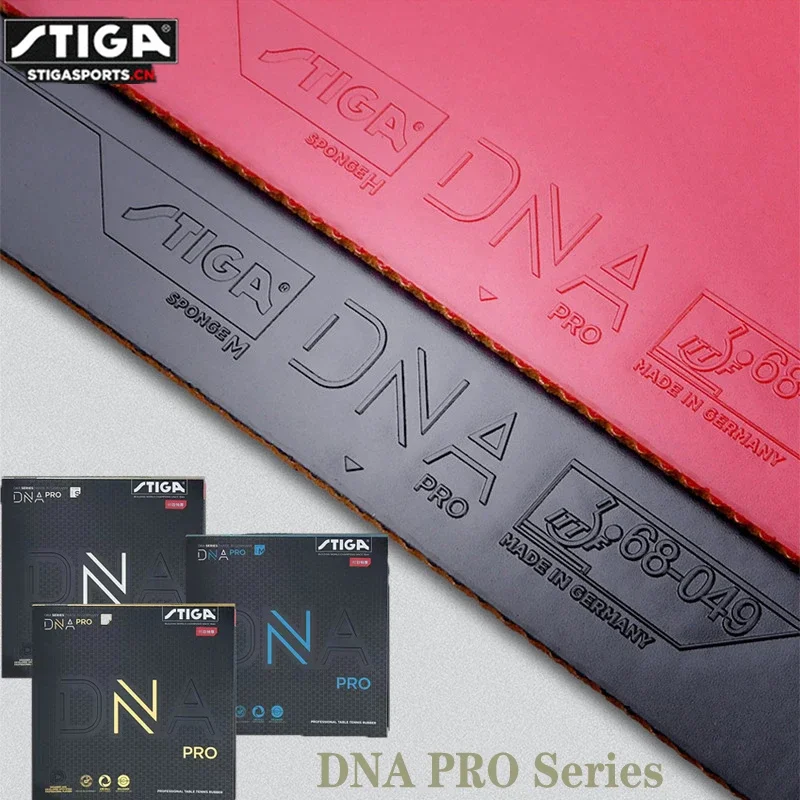 

Original STIGA DNA PRO M / H / S Table Tennis Rubber Pimples-in Internal Powerful Ping Pong Rubber for Professional cake sponge