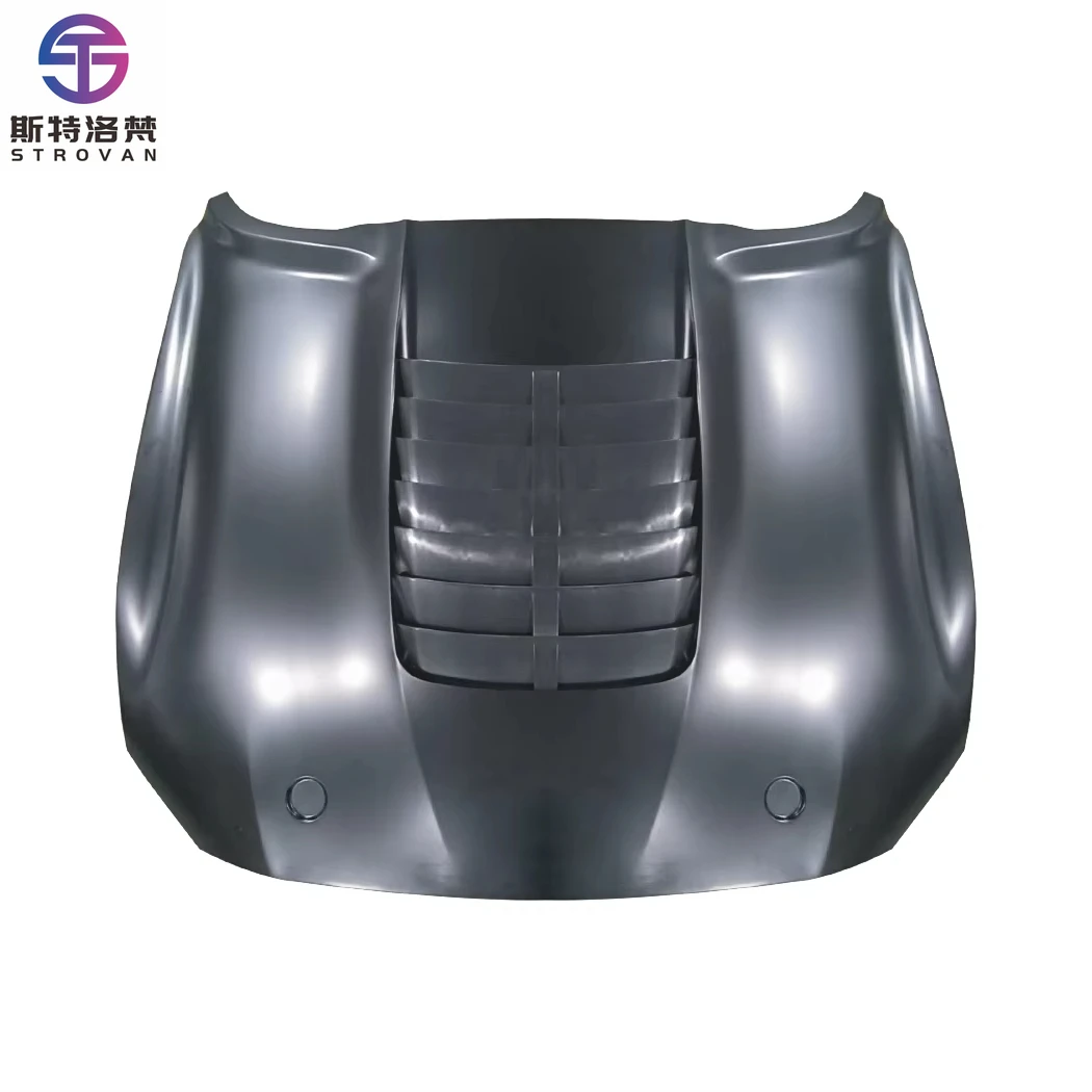 

Передний бампер Deren высокого качества GT500, стильный штамповочный капот из листового металла, крышка двигателя, алюминиевый капот для Mustangs 2018-2022, комплект кузова