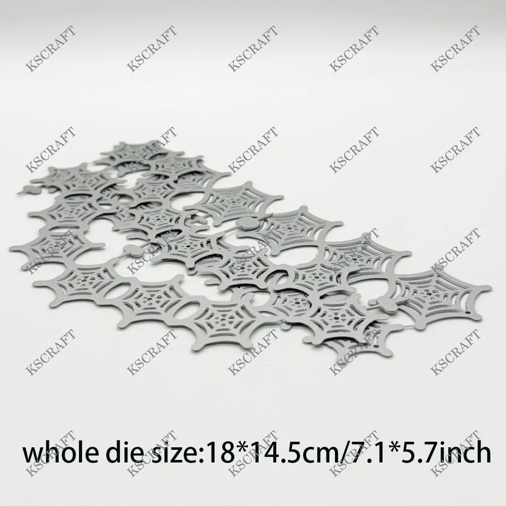 KSCRAFT Spiderweb Garlands Cutting Dies Stencils for DIY Scrapbooking Decorative Embossing DIY Paper Cards