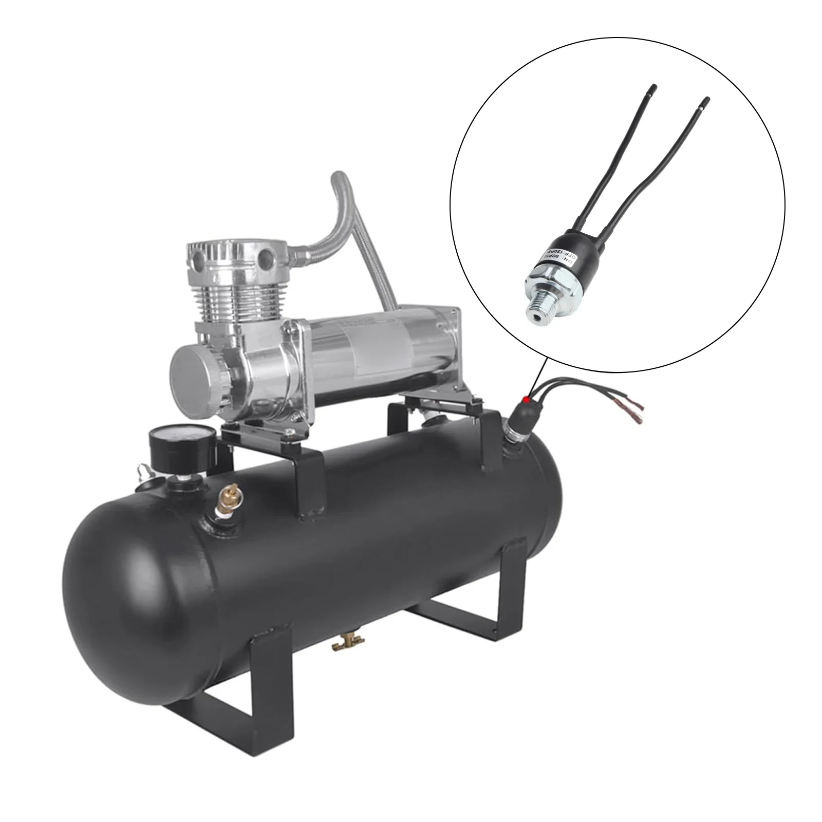 For Equipment Setup Air Compressor Switch 1.97 X 1.97 X 3.94 Inches Normally Open for contact Rated Current 30 Amps