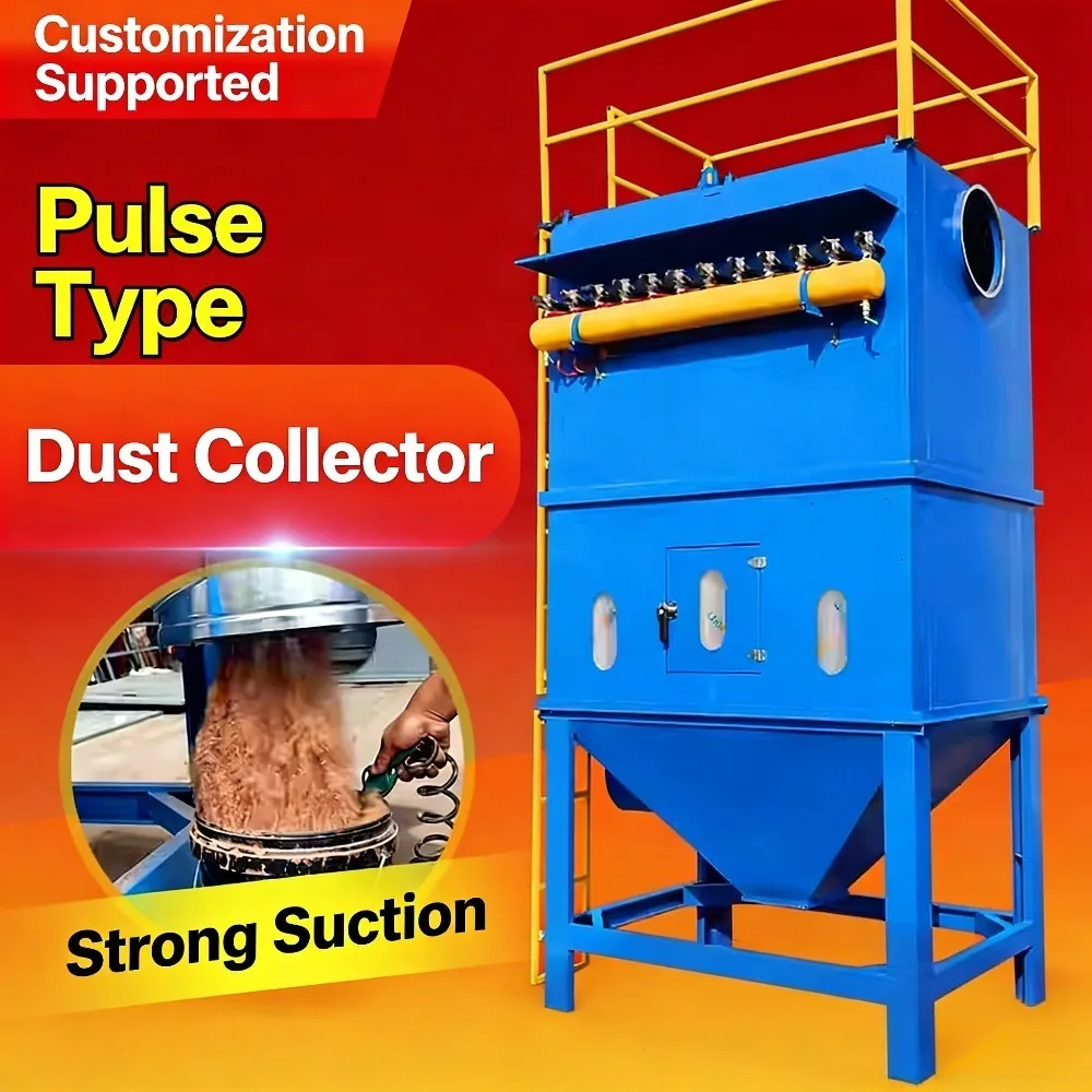 

Импульсный мешковый фильтр из нержавеющей стали, верхний фильтрующий картридж для котла, порошок пыли, промышленное автономное температурное оборудование (депозит)