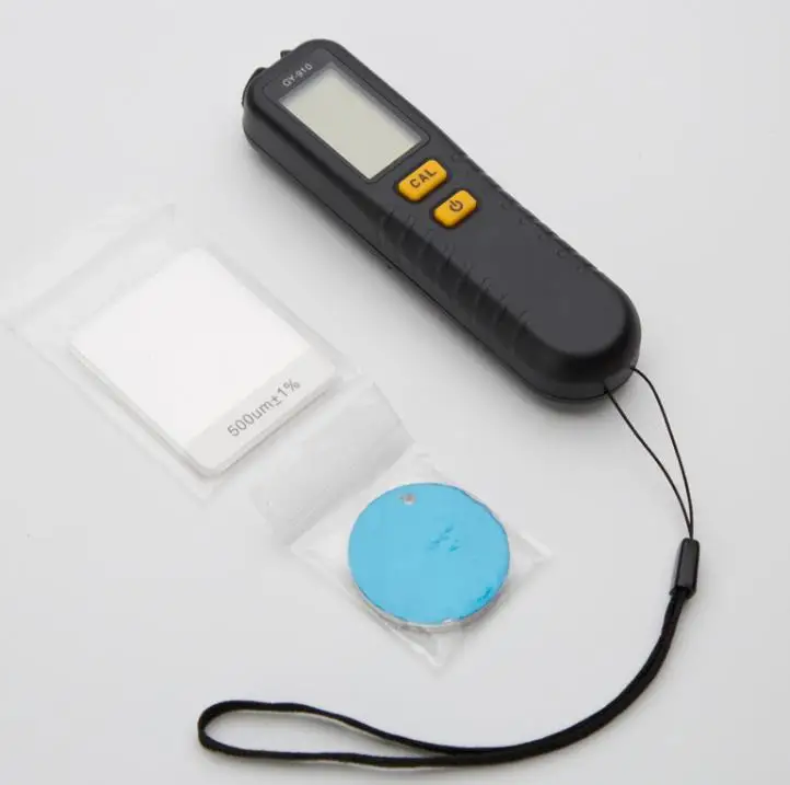 GY910 Digital Coating Thickness Gauge 1 Micron/0-1300 Car Paint Film Thickness Tester Meter Measuring FE/NFE New