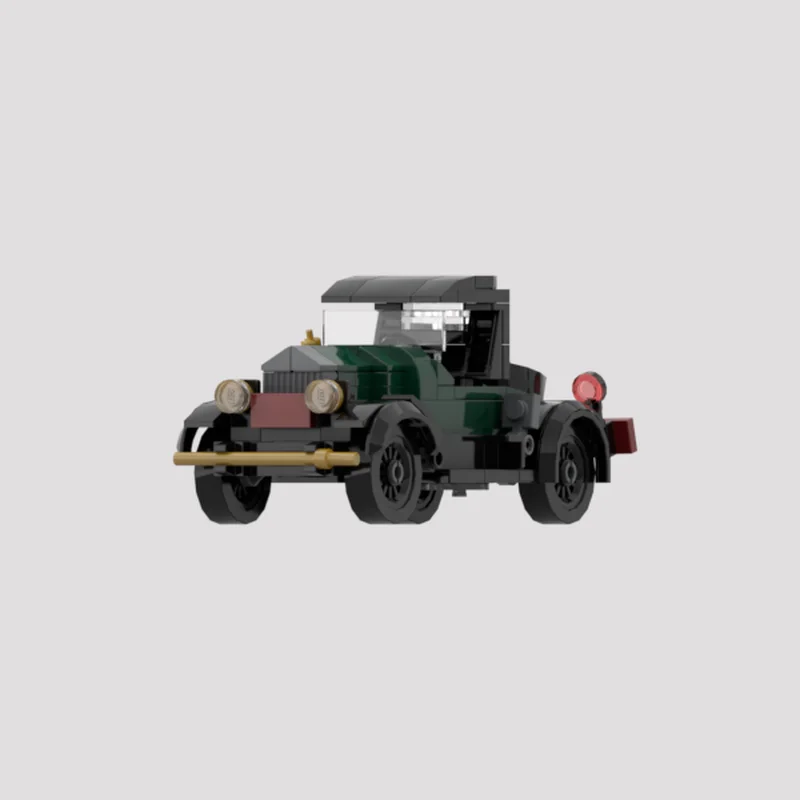 Classic MOC car technology speed champion classic car building blocks racing building blocks Christmas gift city creativity