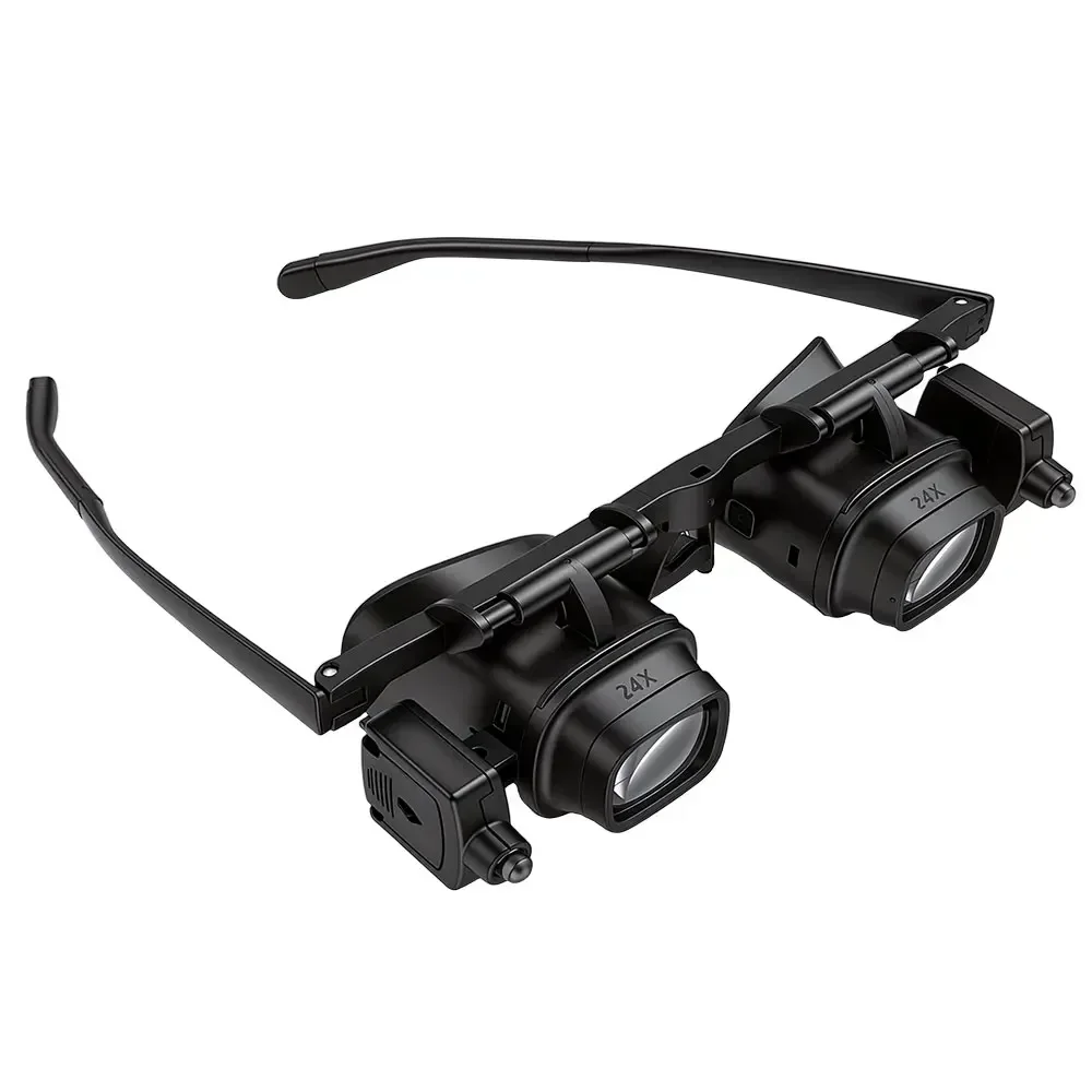LED-Kopfvergrößerungsglas mit verstellbarem Kopfband, Lupenlinse, Vergrößerungsbrille, 23X, 15X, 8X, 2X, für Uhren- und Schmuckreparaturen. – Detail 22